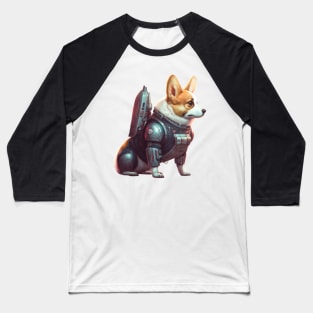 Robotic Dog's Journey to the Stars Baseball T-Shirt